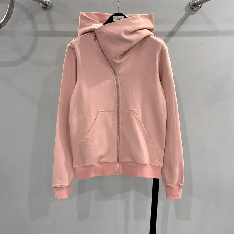 HKSH Men's Tide Punk Dark Autumn Winter New RO Style Wizardry Zipper Women's Fashion Cotton Sweatshirt Chic Coats Hoodies HK0530