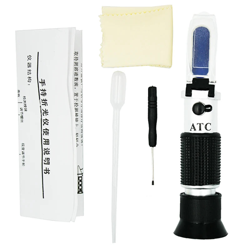 Beer & Wine Wort Refractometer – 0-32% Brix, 1.000-1.120 SG