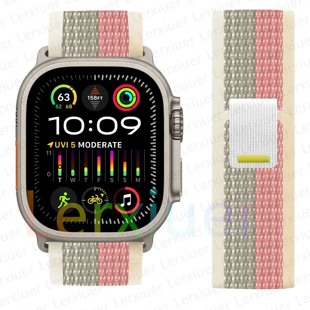 Trail Loop Band for Apple Watch – Compatible with Series 2-10 (38-49mm)