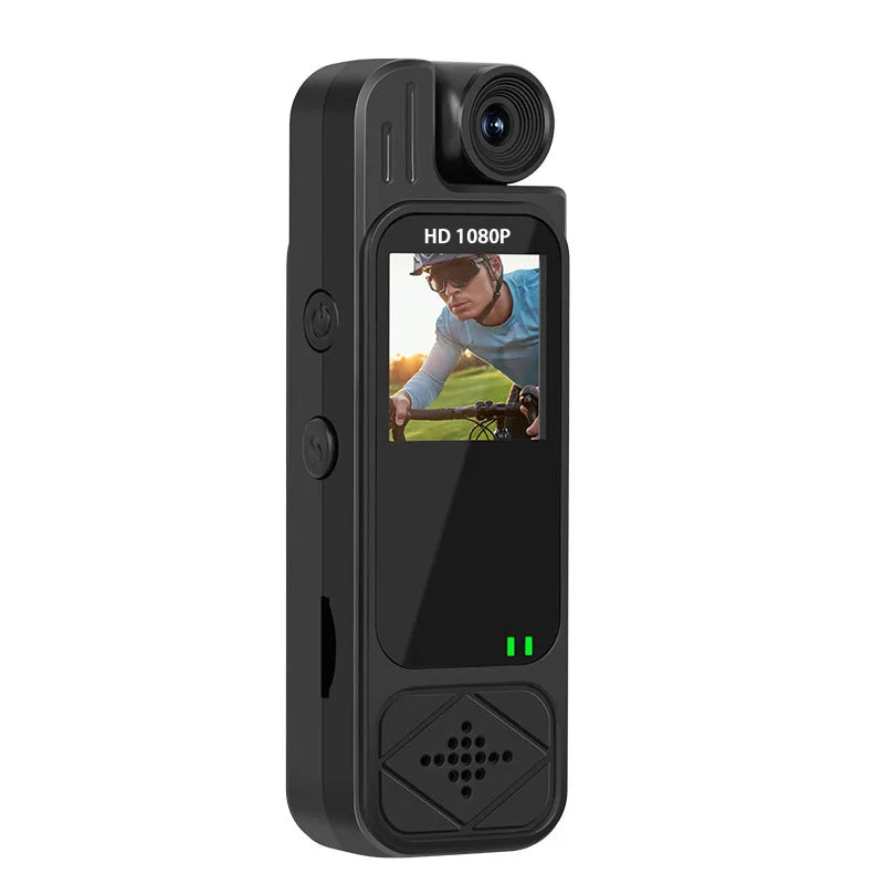 HD 1080P Portable Camera Mini Sports Camcorder Rotatable Lens 1.3 inch LCD Screen IR Night Vision Police Body Cam