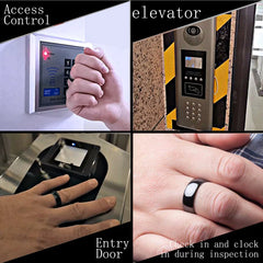 CUID/GEN2 Rewritable 13.56mHz Changeable UID Ceramic Smart Ring for Clone Mifare 1K S50 or FM1109 Keycard