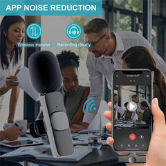Wireless Lavalier Microphone for iPhone & Android 🎤