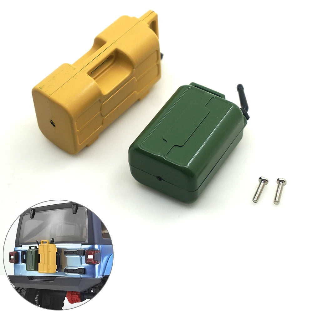 1:10 Scale Accessories Simulated Decoration Tools Shovel Fire Extinguisher Oil Drum for RC Crawler Car TRX4 SCX10 Mini Toys
