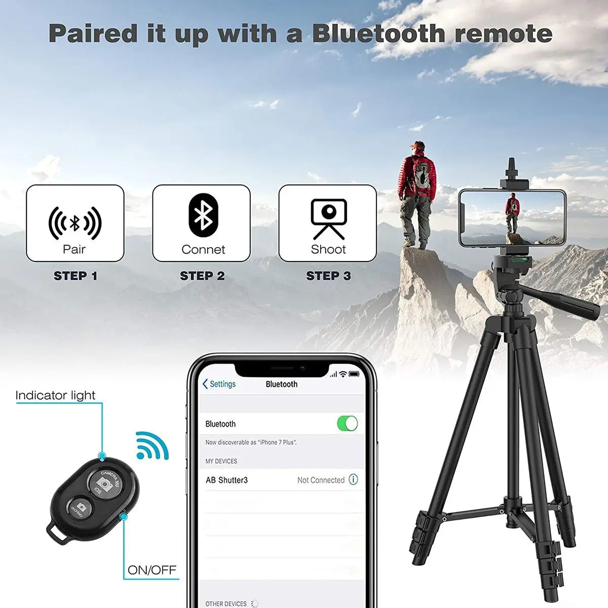 Universal Phone/Camera Tripod Stand