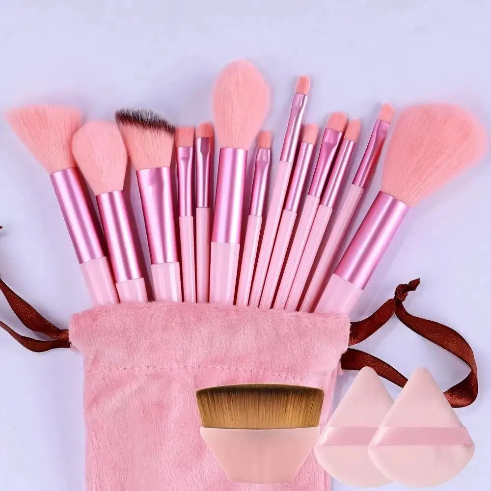Professional Makeup Brush Set – Foundation, Powder & Eyeshadow