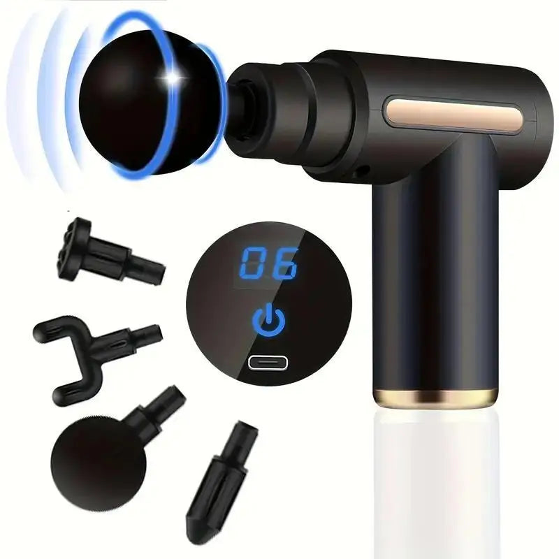Portable Fascia Massage Gun – Deep Muscle & Body Relaxation