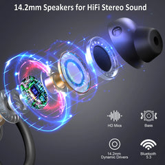 Sports Wireless Earbuds, 40H Battery