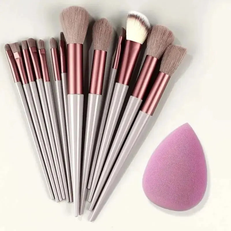 Professional Makeup Brush Set – Foundation, Powder & Eyeshadow