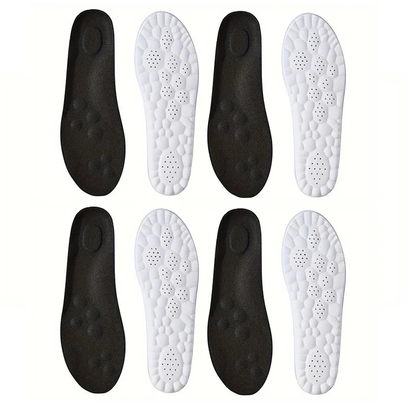 High Elasticity Latex Sport Insoles – Soft Arch Support Shoe Pads, Breathable & Deodorant