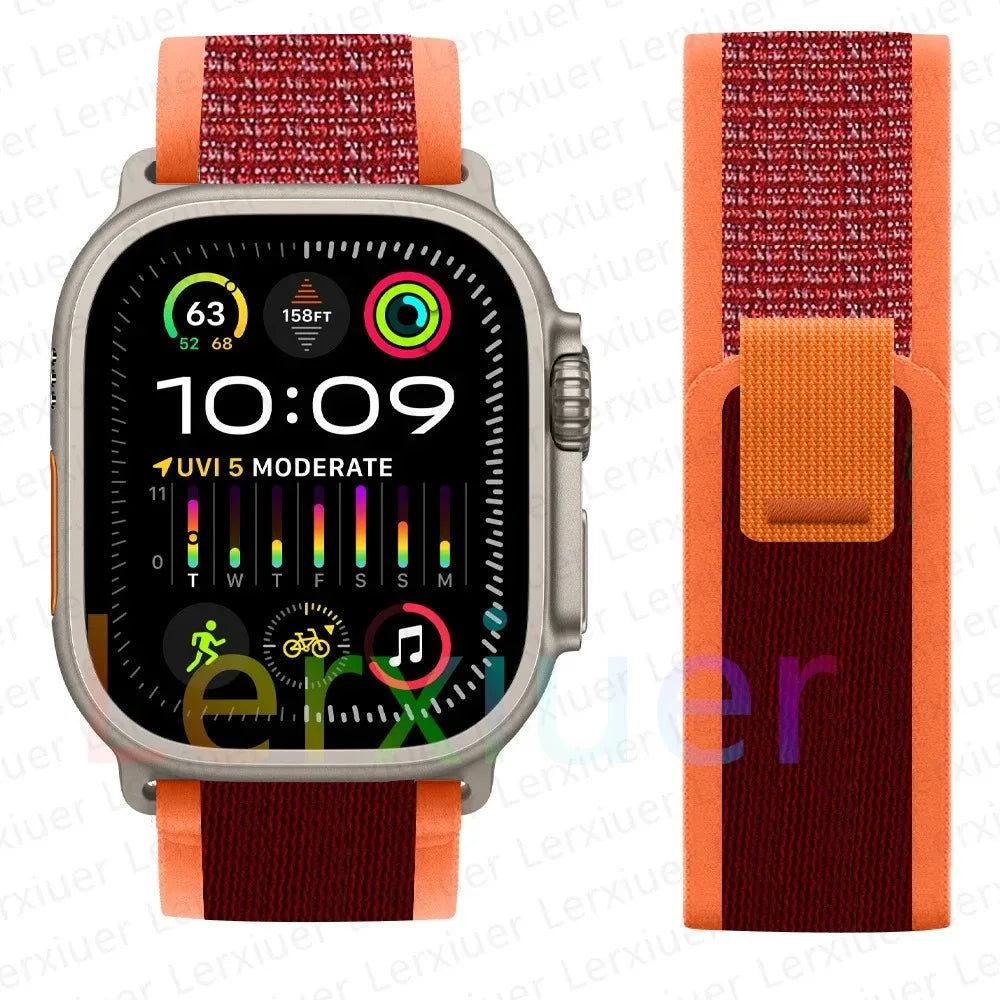 Trail Loop Band for Apple Watch – Compatible with Series 2-10 (38-49mm)