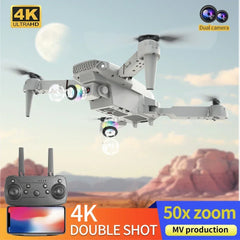 E88 Pro Mini Drone with 4K HD Camera WiFi FPV Foldable Quadcopter RC Helicopter for Adults/Kids Remote Control Toy Gift