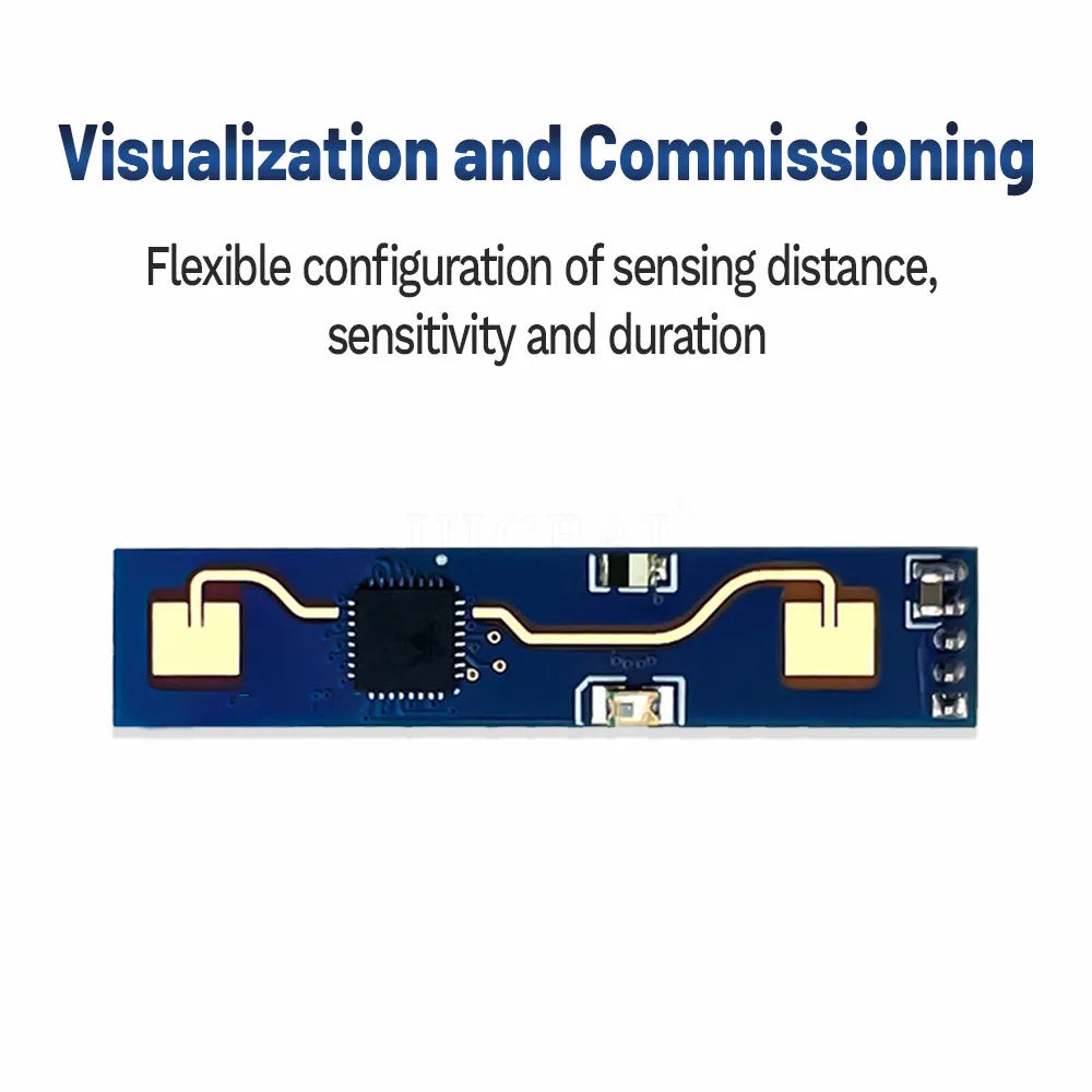 Human Presence Sensor Module 24GHz Smart Millimeter Wave Radar Sensing Heartbeat Detection Module with BT HLK-LD2410B