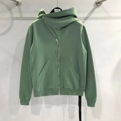 HKSH Men's Tide Punk Dark Autumn Winter New RO Style Wizardry Zipper Women's Fashion Cotton Sweatshirt Chic Coats Hoodies HK0530