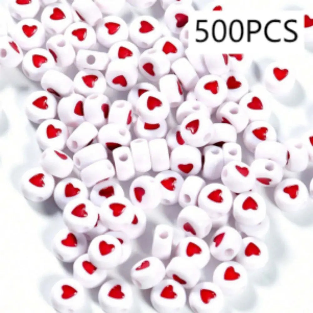 500/100pcsAcrylic Alphabet Cube Beads, Assorted A-Z Letter Spacer Beads for Bracelet, Necklace DIY Jewelry Making Craft Supplies