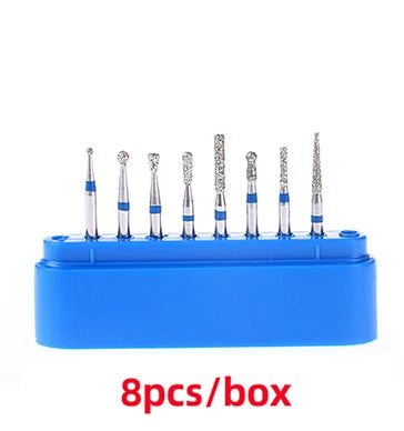 1BOX Azdent DENTAL Diamond Bur Kit With Storage Box Various Functions Optional Fit for High Speed Handpiece