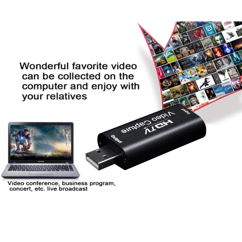 HD 4K Video Capture Card USB3.0 2.0 HDTV Video