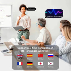 Bluetooth 5.3 AI Translation Earphones Wireless Sleep Headsets 150+Language Headphones HiFi Noise Reduction Earbuds for XIAOMI