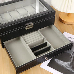 Large-Capacity Multi-Functional Jewelry Box  Watches Accessories Earrings Bracelets Gift Boxes Practical Holiday Gift Box