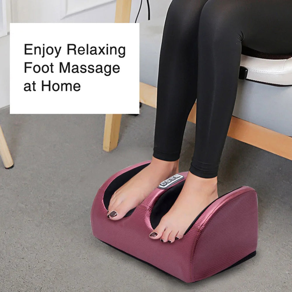 Heated Foot Massager – Shiatsu Roller for Pain Relief & Relaxation