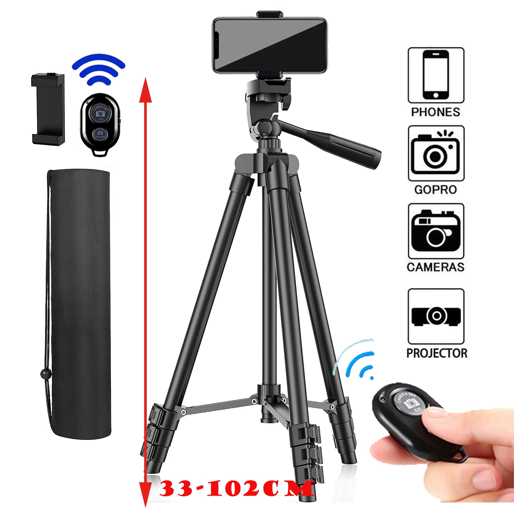 Universal Phone/Camera Tripod Stand