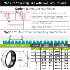 “T5577 RFID Ceramic Smart Ring – 125kHz, Rewritable”