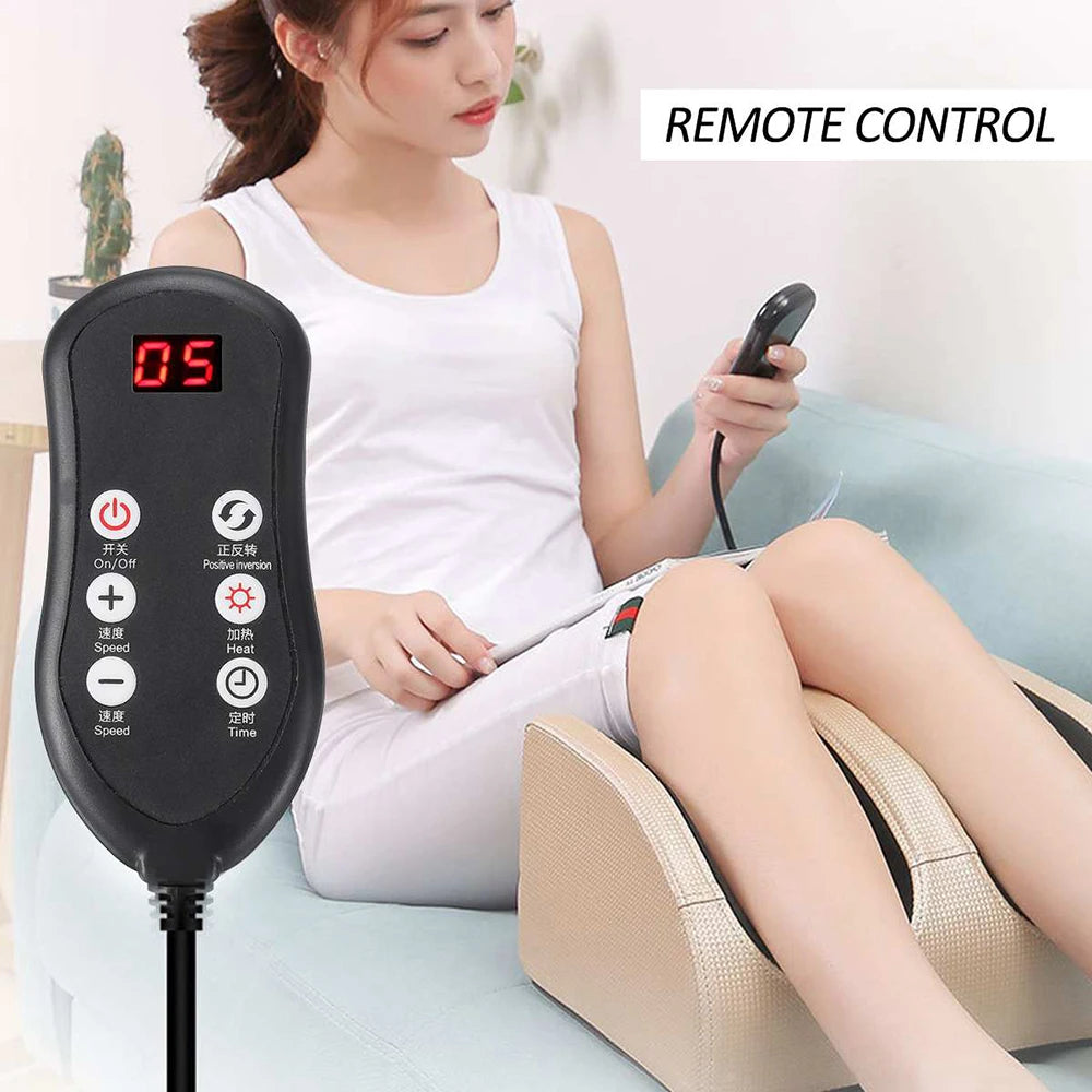 Heated Foot Massager – Shiatsu Roller for Pain Relief & Relaxation