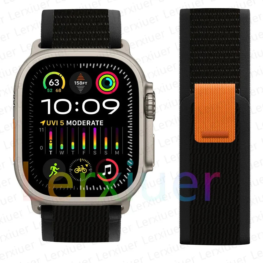 Trail Loop Band for Apple Watch – Compatible with Series 2-10 (38-49mm)