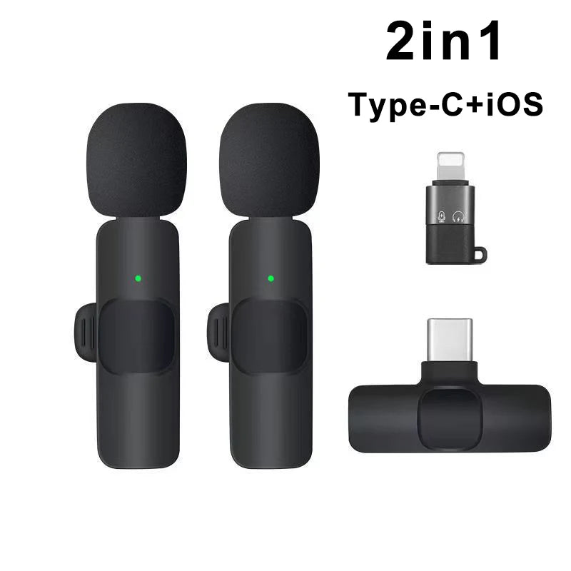 Wireless Lavalier Microphone for iPhone & Android 🎤