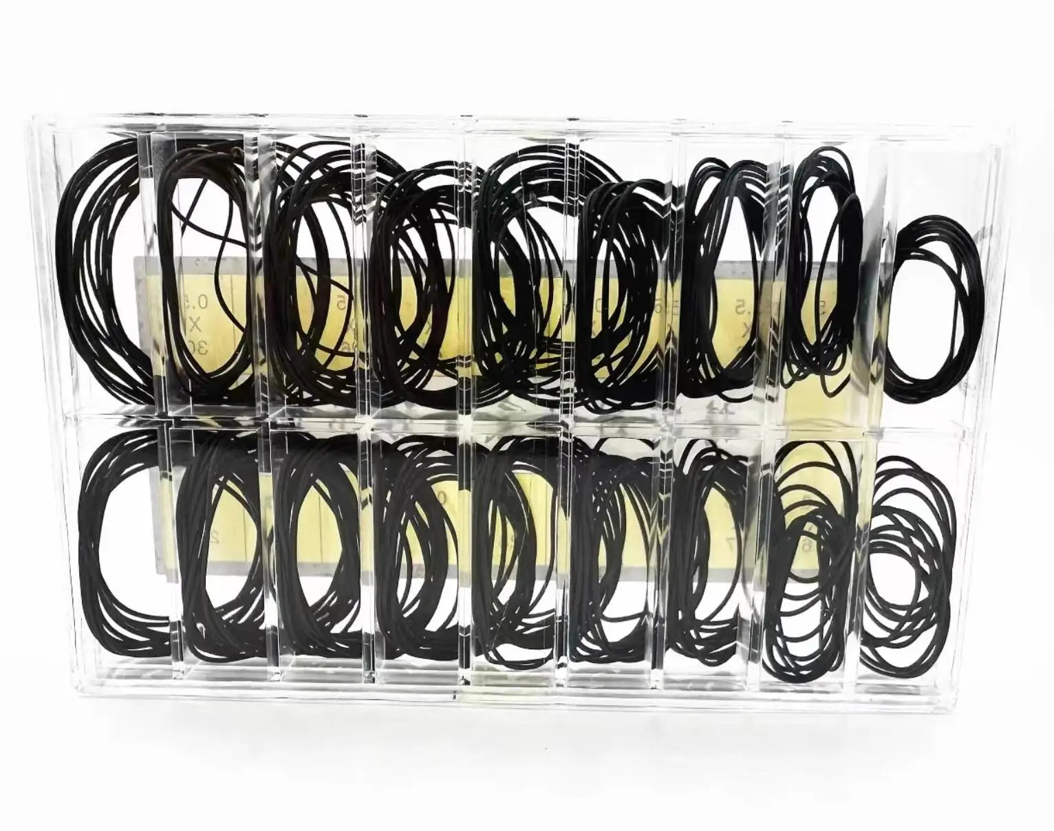 200pcs Watch Back Case O-Ring Gaskets – Rubber, Waterproof