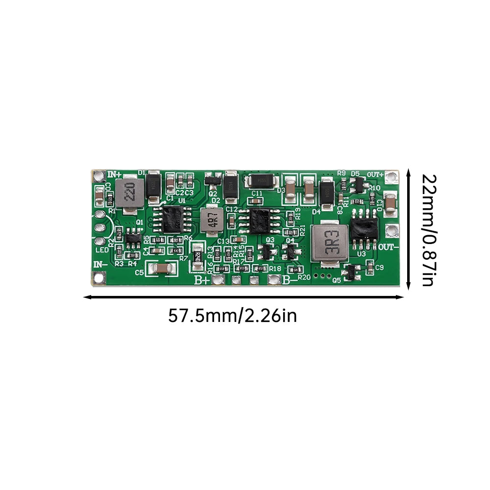 12V 3A UPS Module – Lithium Battery Pack Board with Automatic Charging & Switching
