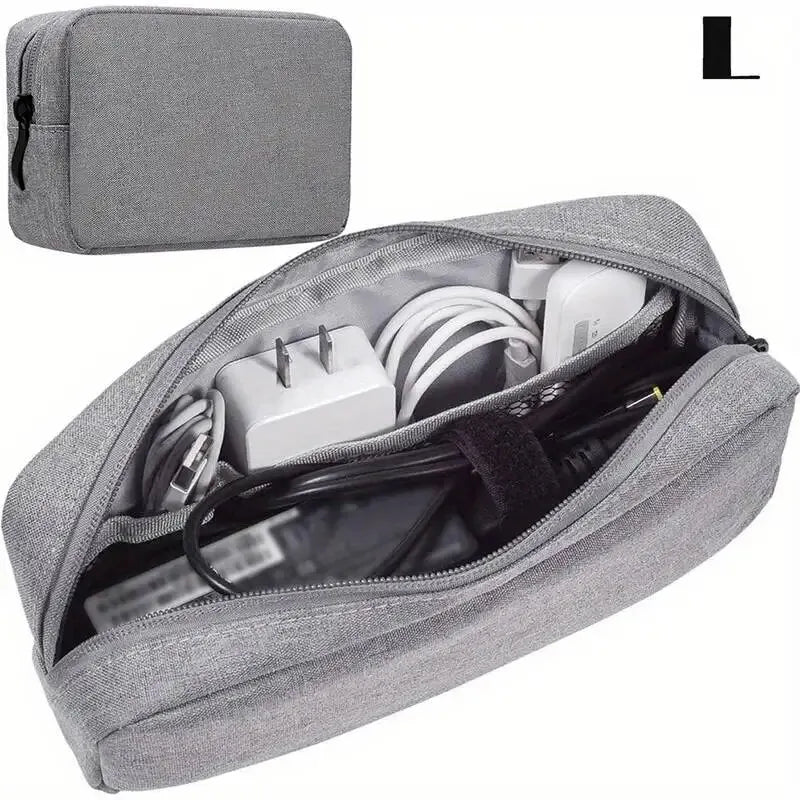 Travel Electronics Storage Bag – Cable, SD Card & Power Bank Organizer