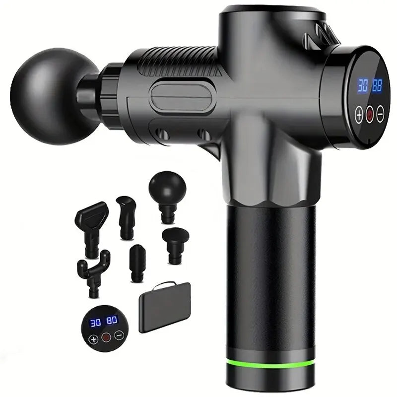 Portable Fascia Massage Gun – Deep Muscle & Body Relaxation