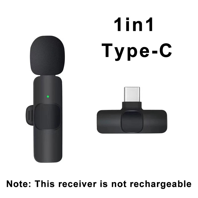 Wireless Lavalier Microphone for iPhone & Android 🎤