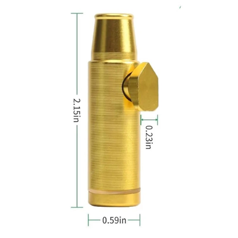 3 Pack Mini Pepper Shaker Premium Metal SnufBullet Spice Dispenser Sweetener Portable Travel Storage