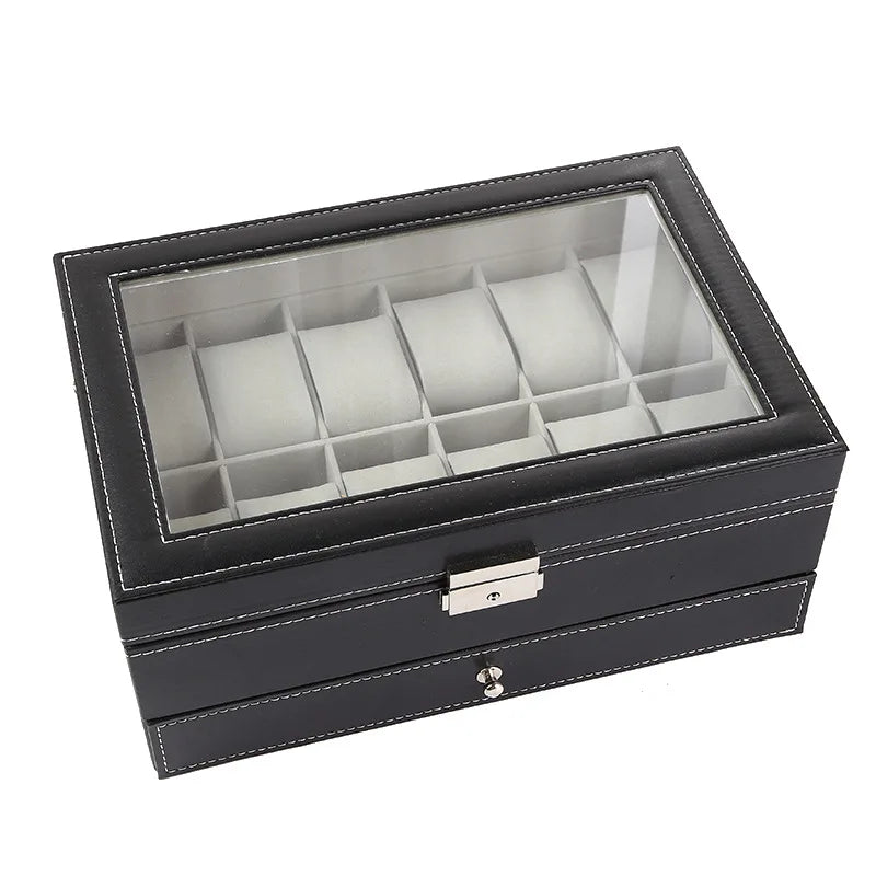 Large-Capacity Multi-Functional Jewelry Box  Watches Accessories Earrings Bracelets Gift Boxes Practical Holiday Gift Box
