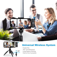 Wireless Lavalier Microphone for iPhone & Android 🎤