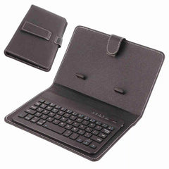 Universal Wireless Bluetooth Keyboard Flip Case Cover with Stand for IOS/ Android Phones