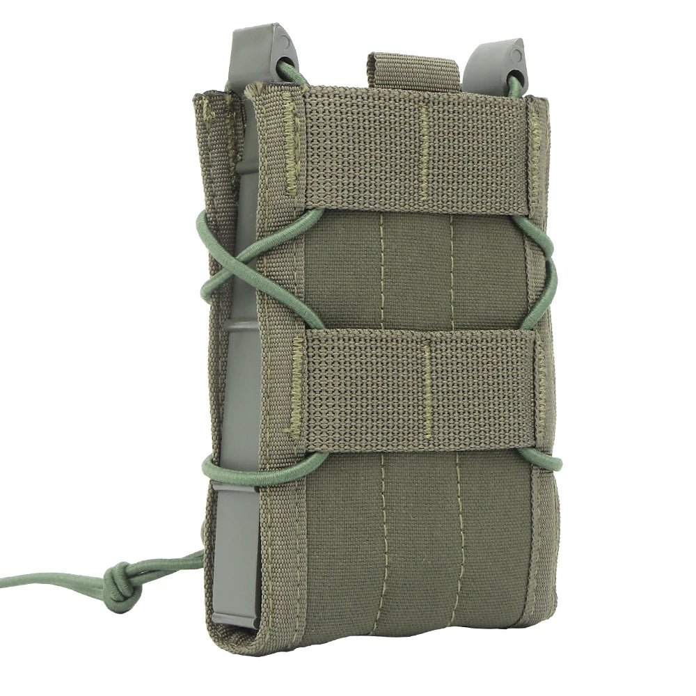 5.56 Magazine Pouch Tactical AK AR M4 AR15 Single Magazine Carrier Pitol Molle Mag Holster Pouch for Hunting ﻿