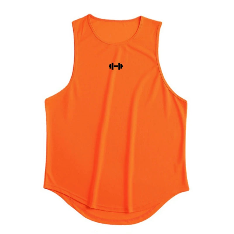 Men’s Summer Gym Tank Top – Quick-Dry Sleeveless Shirt for Fitness & Basketball