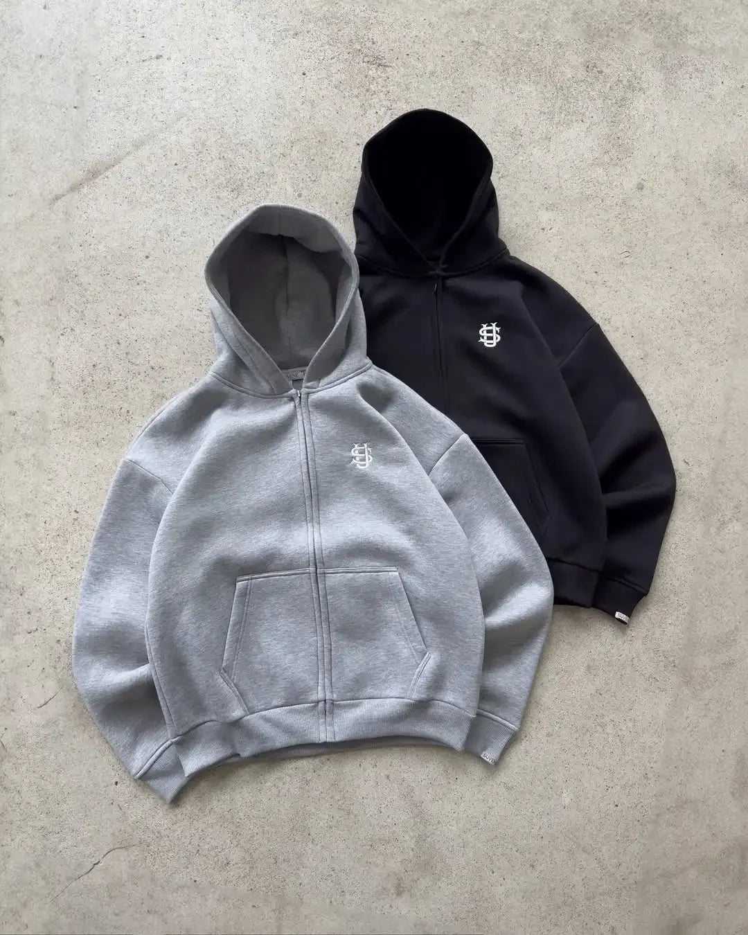 2025 Casual Embroidered Tracksuit – Zipper Hoodie & Sweatpants, Unisex Y2K Retro Style