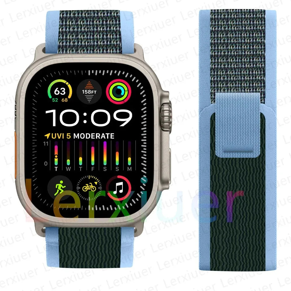 Trail Loop Band for Apple Watch – Compatible with Series 2-10 (38-49mm)