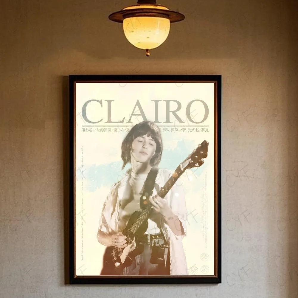 Charm Singer C-Clairo Poster HD art sticky wall waterproof home living room bedroom bar aesthetic decoration