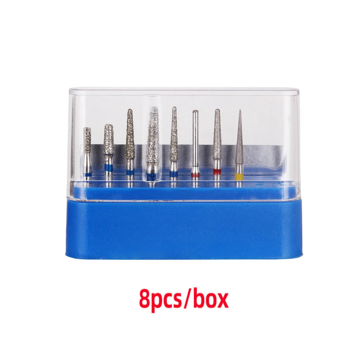1BOX Azdent DENTAL Diamond Bur Kit With Storage Box Various Functions Optional Fit for High Speed Handpiece