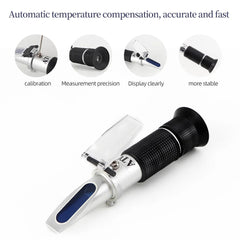 Handheld Alcohol Refractometer – 0–80% for Spirits & Brewing