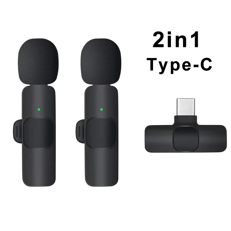 Wireless Lavalier Microphone for iPhone & Android 🎤