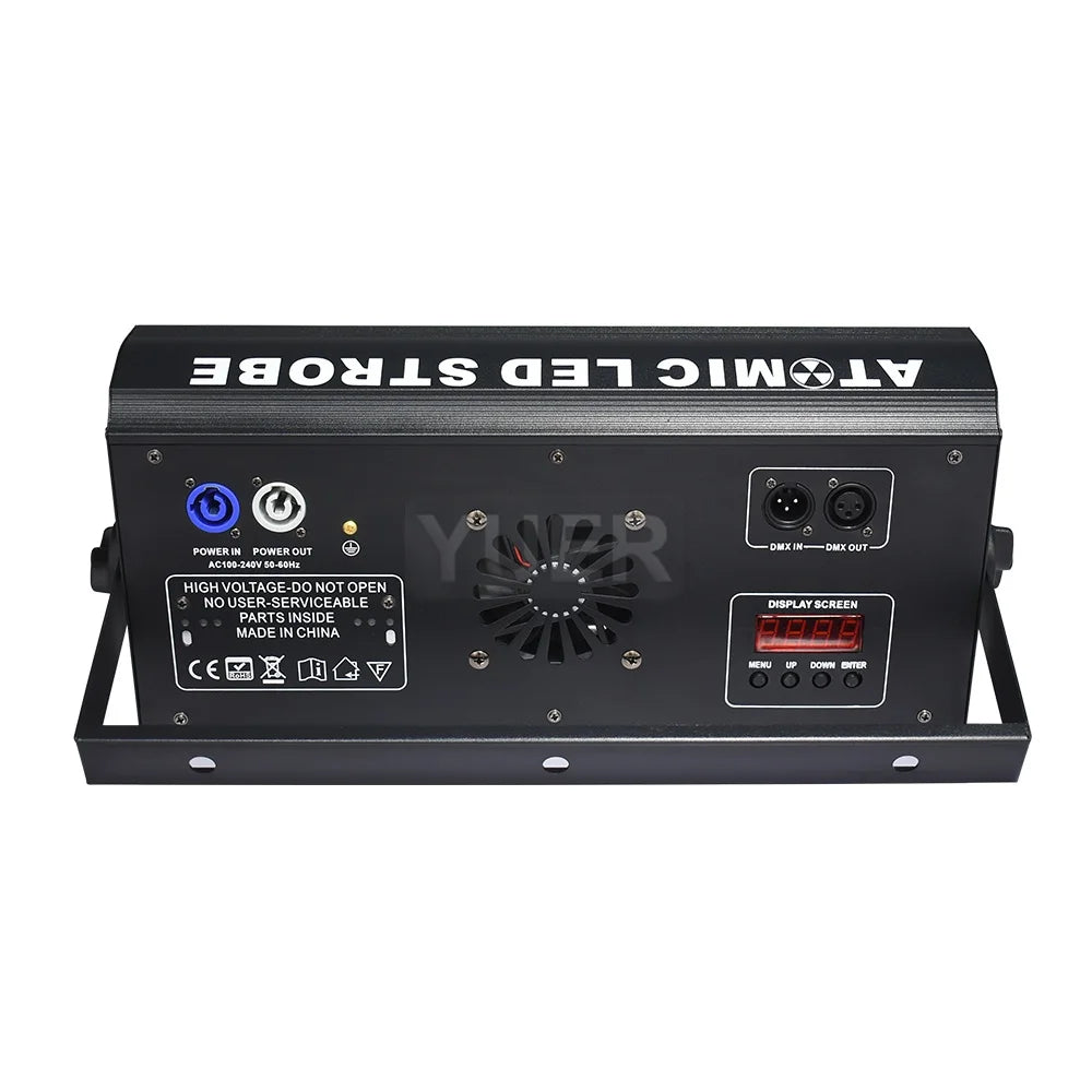 200W LED 48+8 Segment RGB + White Strobe Washing Effect Stage Lighting Party Dj Disco Indoor Club Bar Strobe Lights DMX Control