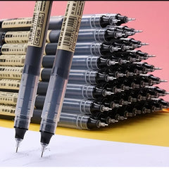 10pcs Needle Gel Pens – High-Quality Liquid Ballpoint, Kawaii Stationery