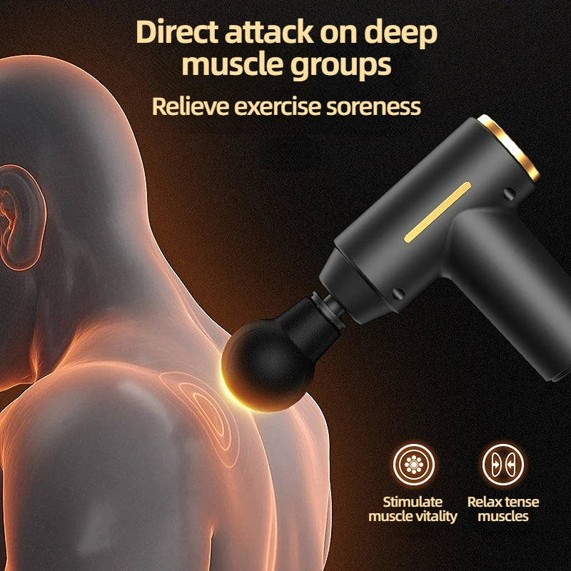 Portable Mini Massage Gun – Deep Muscle & Pain Relief