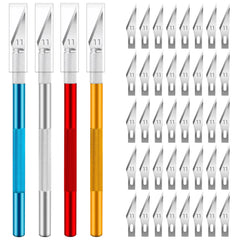 Non-Slip Metal Scalpel Kit – 5 Blades for DIY Repair & Craft