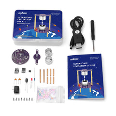 OSOYOO Soldering Practice kit To DIY Ultrasonic Levitation Project With USB Cable for Learning Solder Beginner Adults